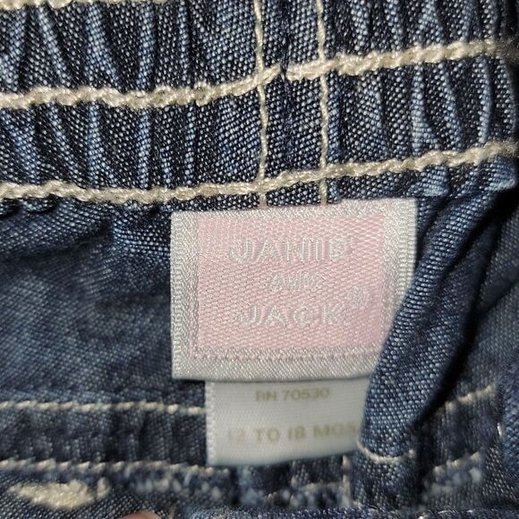 JANIE AND JACK JEANS, SIZE 12-18 MONTHS - Picture 3 of 7